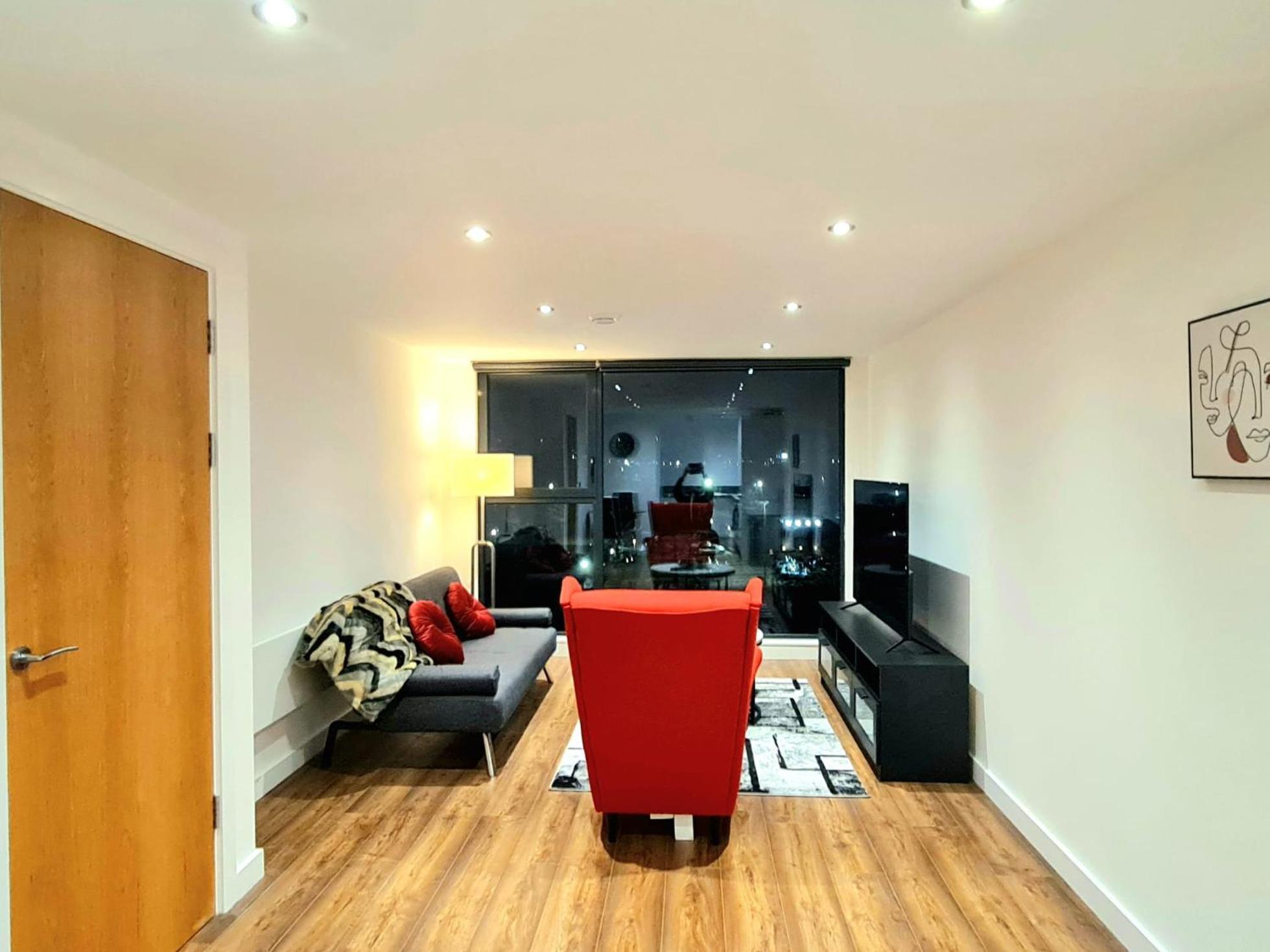 1-Bedroom Aprt In Salford- Freeparking- Sleeps3 Manchester Exterior foto